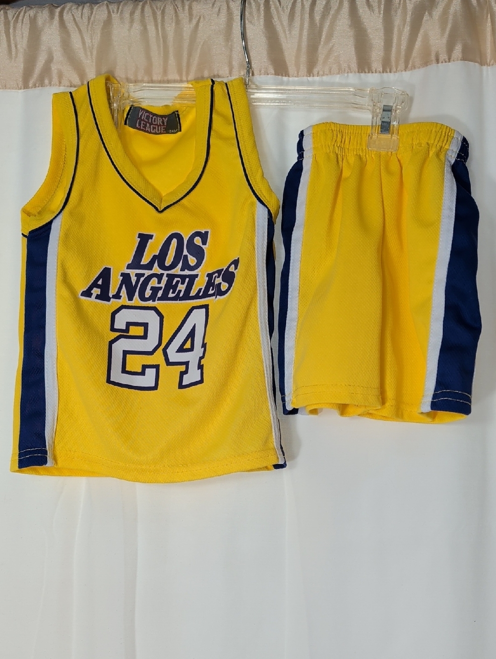 Victory League Los Angeles Lakers 24 Month Jersey And Shorts Set